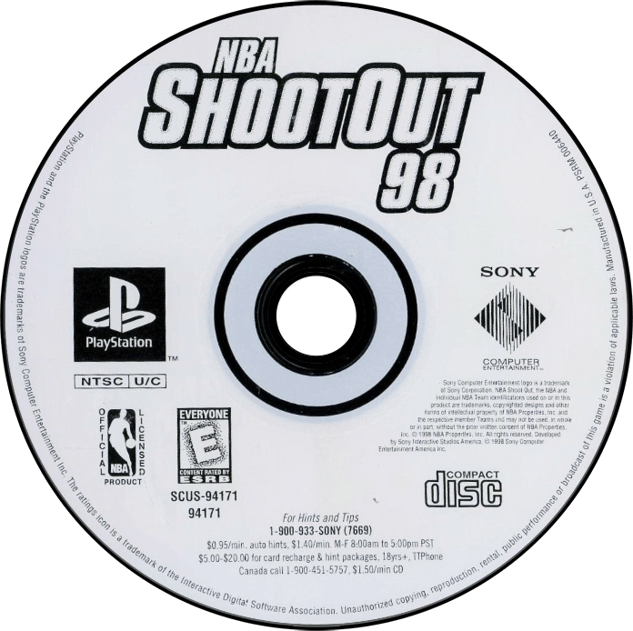 NBA ShootOut 98 media 5 for Playstation